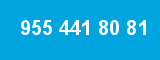 955 441 80 81 955 441 80 81